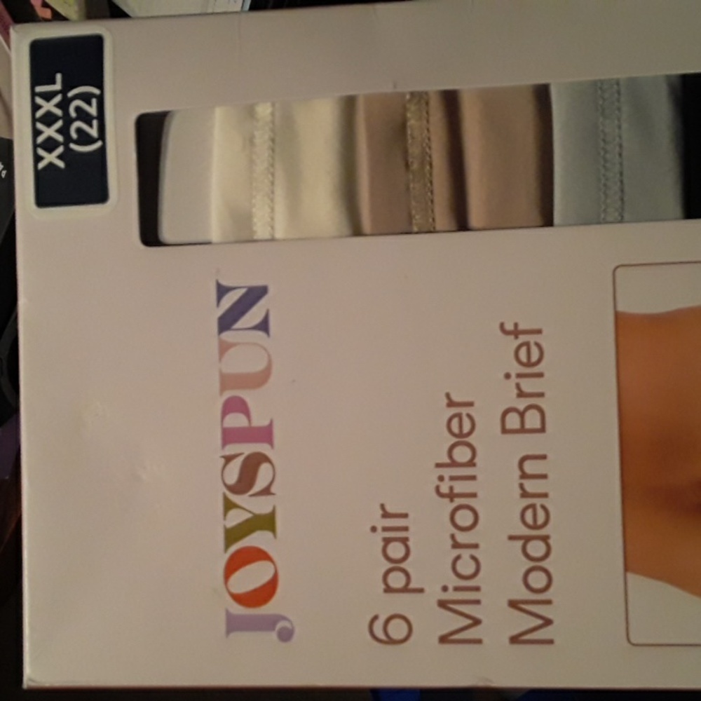 NWT Various Sizes Joyspun 6pair Microfiber Modern Brief - Picture 9 of 12